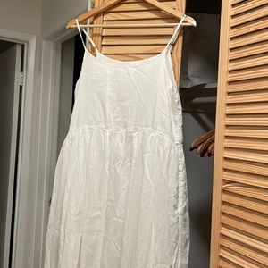 CP Shades Hazel Dress- White Linen